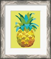 Framed Island Time Pineapples IV