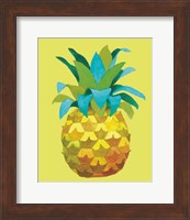 Framed Island Time Pineapples IV