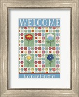 Framed Welcome Squares