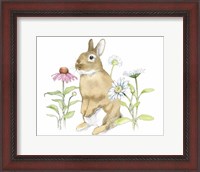 Framed Wildflower Bunnies IV Crop