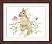 Framed Wildflower Bunnies IV Crop