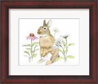 Framed Wildflower Bunnies IV Crop