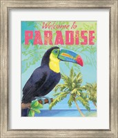 Framed Island Time Toucan II