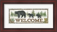 Framed Family Cabin Welcome