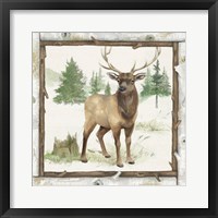 Framed 'Family Cabin I' border=