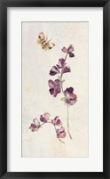 Framed Wild Wallflowers I