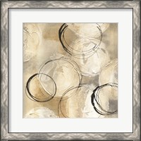 Framed 'Circle in a Square I' border=