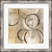 Framed 'Circle in a Square II' border=
