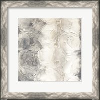 Framed Gray Circles I