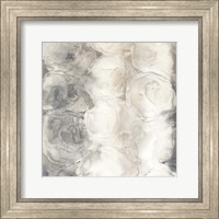 Framed Gray Circles I