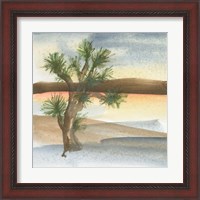 Framed 'Desert Joshua Tree' border=