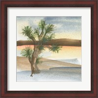 Framed 'Desert Joshua Tree' border=