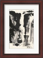 Framed Sumi Waterfall View IV