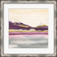 Framed Purple Rock Dawn II Gold