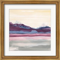Framed Purple Rock Dawn II