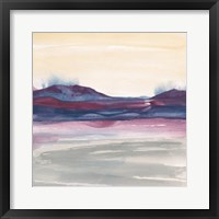 Purple Rock Dawn I Framed Print