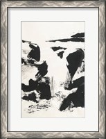 Framed Sumi Waterfall VI