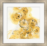 Framed Yellow Roses Anew II B