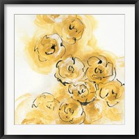 Framed Yellow Roses Anew II B