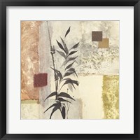 Textured Bamboo I Framed Print