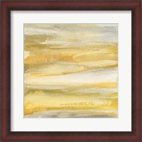 Framed Grey and Gold