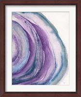 Framed Watercolor Geode II