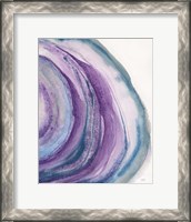 Framed Watercolor Geode II