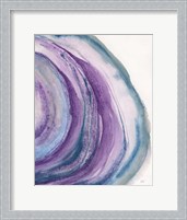 Framed Watercolor Geode II