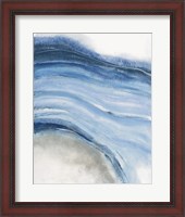 Framed Watercolor Geode IV