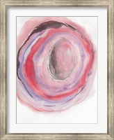 Framed Watercolor Geode VII