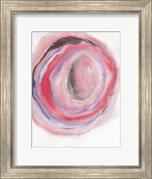 Framed Watercolor Geode VII