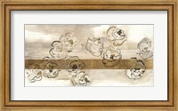 Framed Dusted Gold Panel III