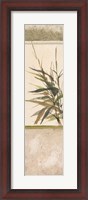 Framed Scrolled Textural Grass III