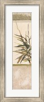 Framed Scrolled Textural Grass III