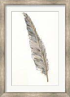 Framed Gold Feathers VI