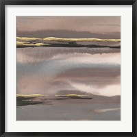 Gilded Morning Fog I Framed Print