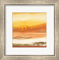 Framed Gilded Amber I