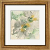 Framed Silver Quince I Teal