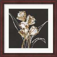 Framed Gilded Tulips