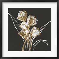 Framed Gilded Tulips