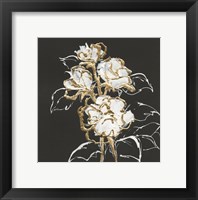 Framed Gilded Roses