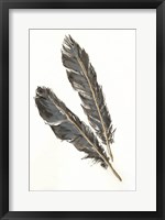 Framed Gold Feathers III