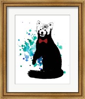 Framed Dapper Red Panda