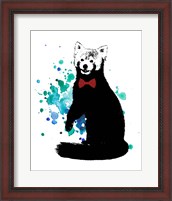 Framed Dapper Red Panda