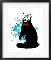 Framed Dapper Red Panda