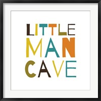 Framed Little Man Cave Warm Color Palette