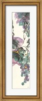 Framed Amethyst Grape Panel II