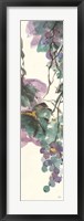 Framed Amethyst Grape Panel II