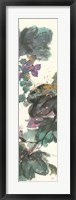 Amethyst Grape Panel I Framed Print