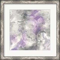 Framed 'Amethyst Circles I' border=